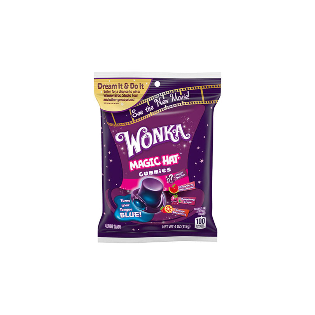 Wonka magic gummy hats mixed flavour 4oz