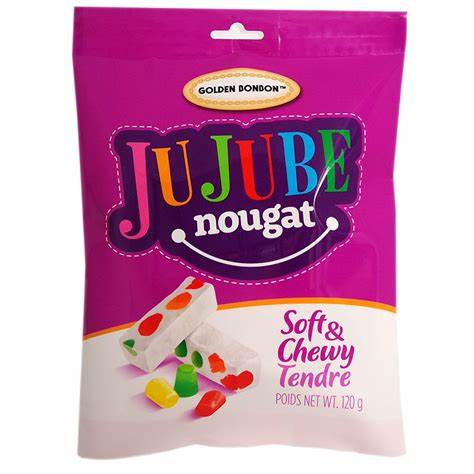 Golden Bonbon Jujube Nougat Peg Bag