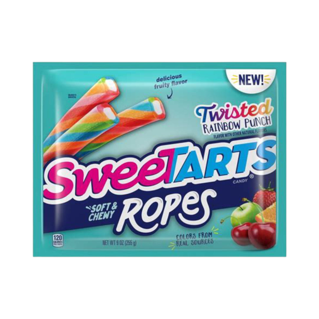 Sweetarts Ropes Twisted Rainbow Punch 99.2g