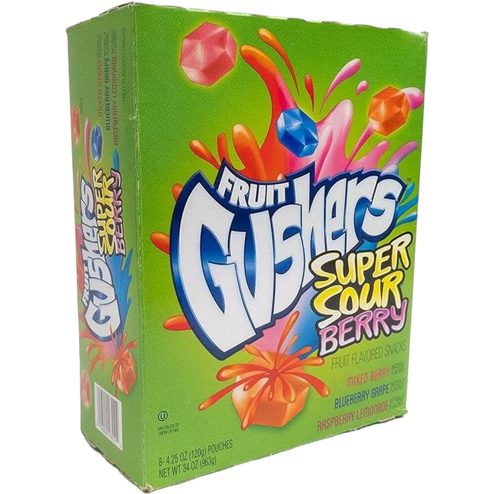 Fruit Gushers 8 Packs Box