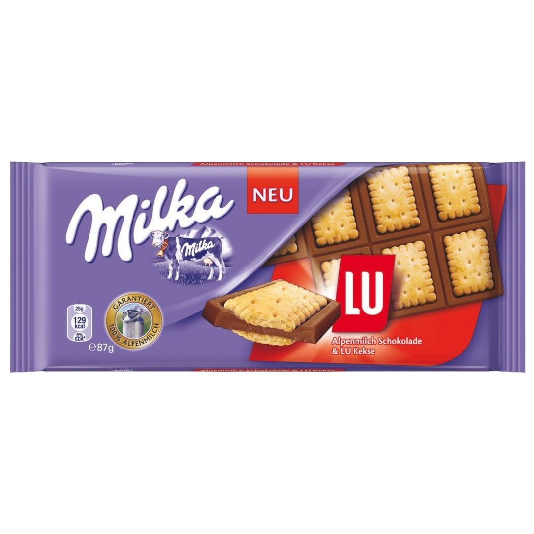 Milka bar LU cookies