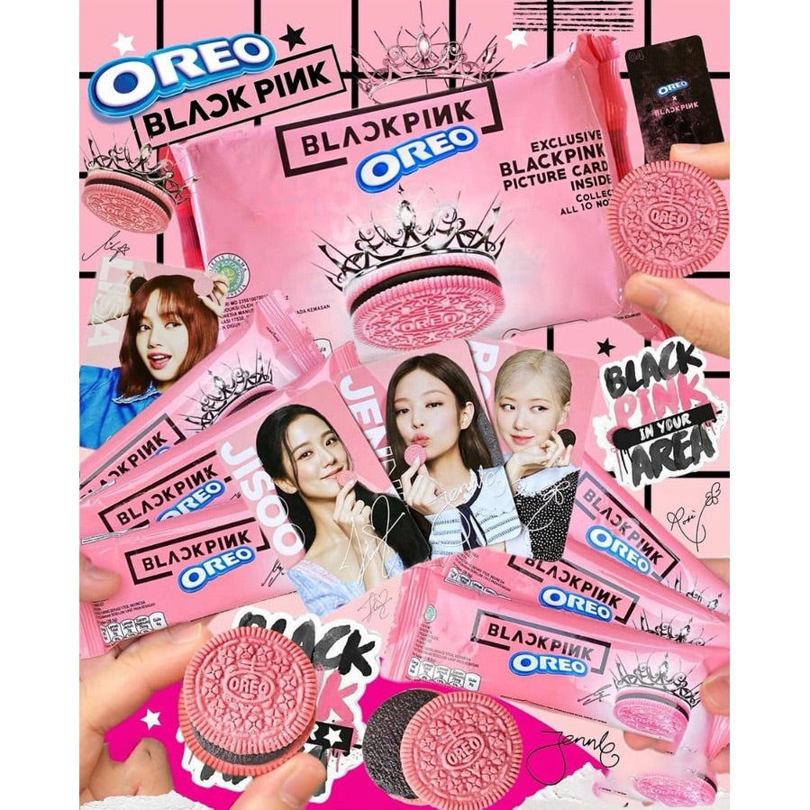 Black Pink Oreo Cookies With Card