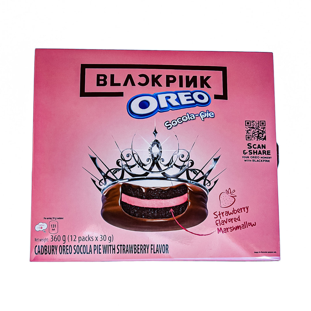 Black Pink Oreo Socola-Pie strawberry Cakester Pack of 12