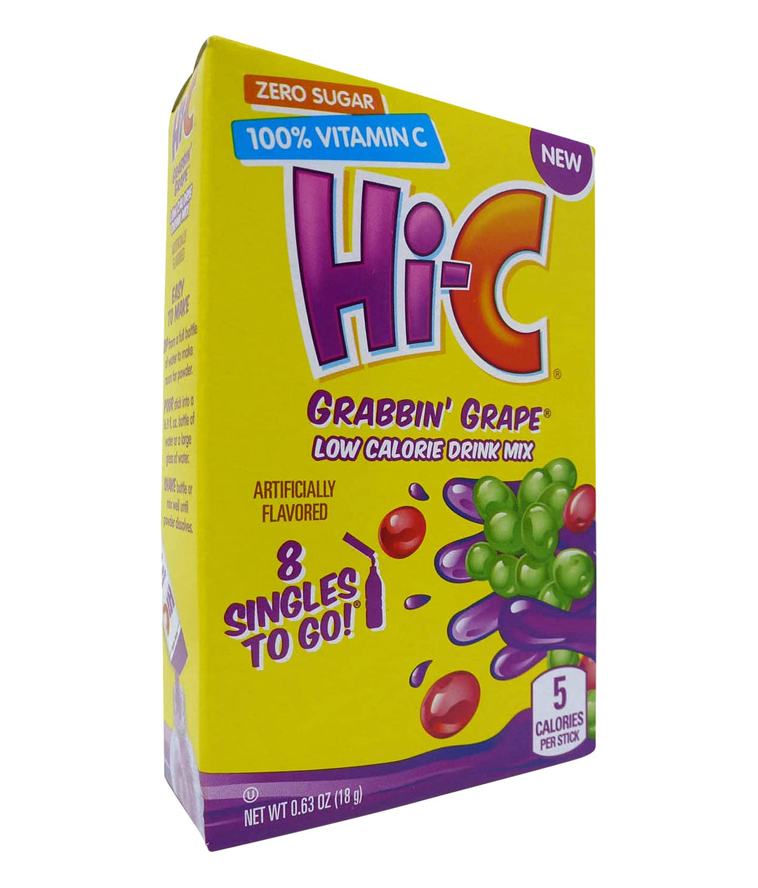 Hi-C Grabbin’ Grape Zero Sugar Low Calorie Drink Mix