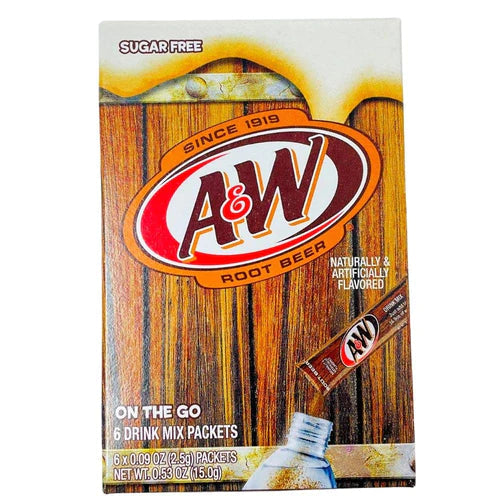 A&W Root Beer On The Go Singles