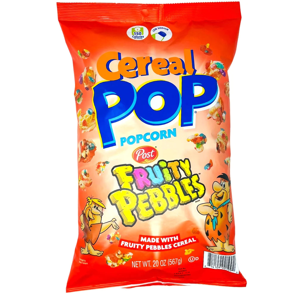Cereal Pop Fruity Pebbles Popcorn 5.25oz