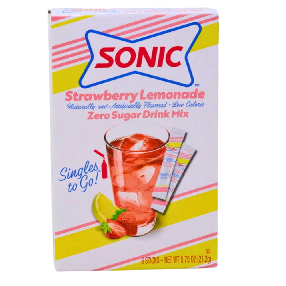Sonic Strawberry Lemonade Zero Sugar Singles To Go