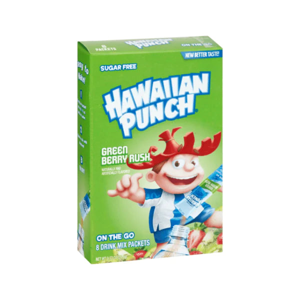 Hawaiian Punch Green Berry Rush Sugar Free On The Go