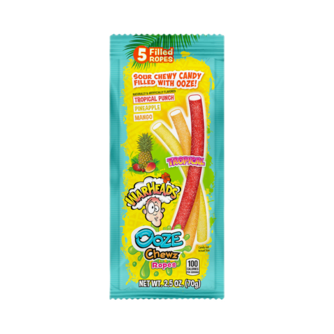 Warheads Ooze Chews Tropical Ropes