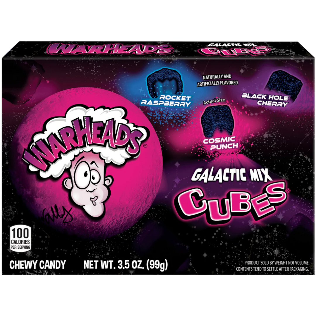 Warheads Galactic Cubes Theatre Box 3.5oz