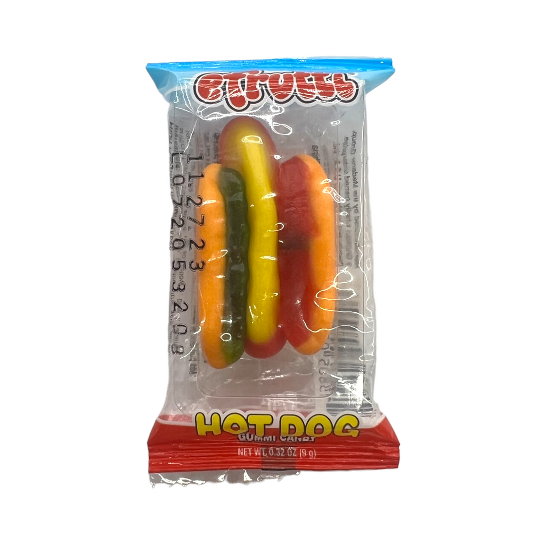 Efrutti gummi hot dog