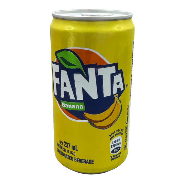Fanta Banana  237ml - Trinidad and Tobago